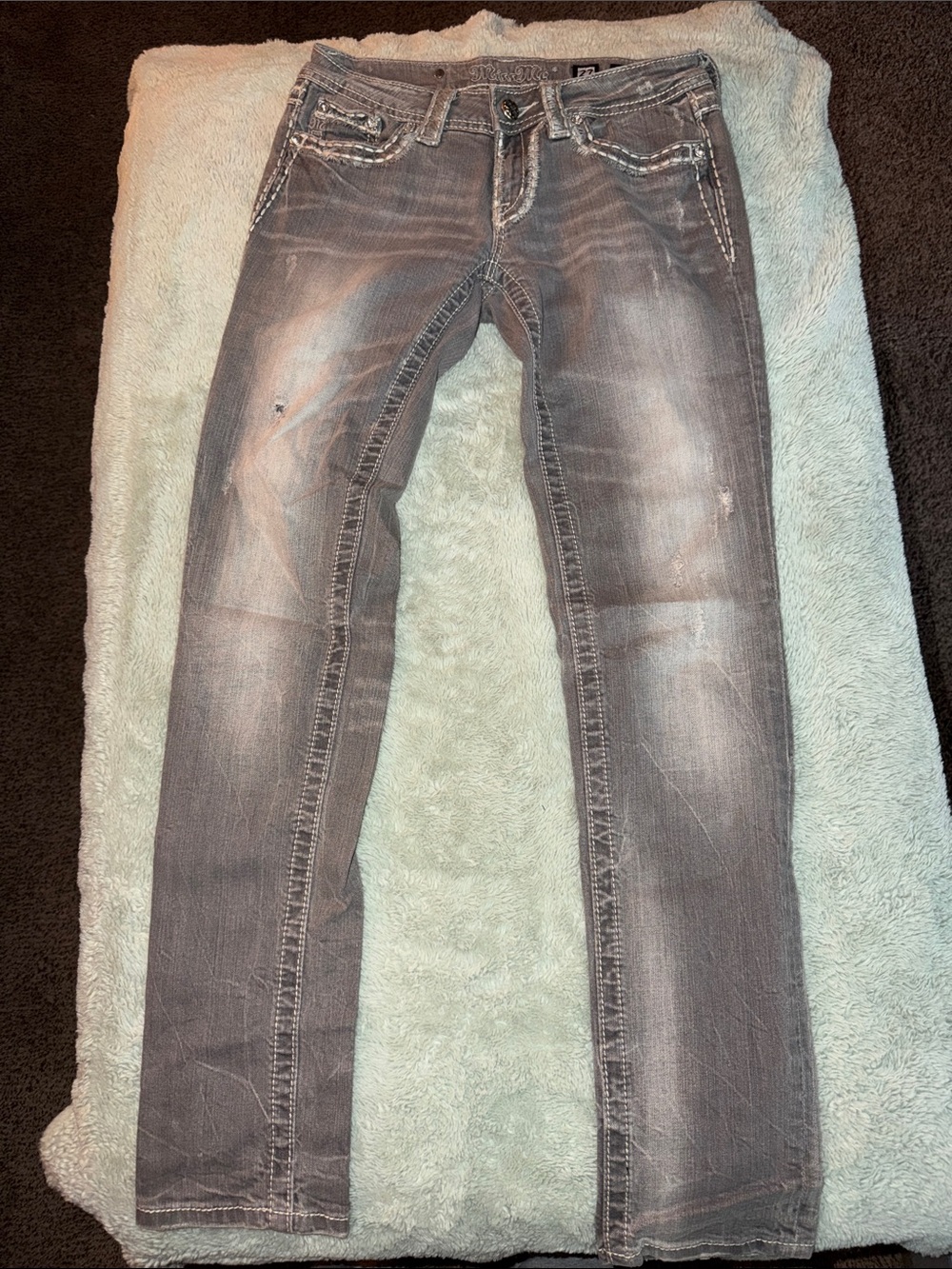 Miss Me Gray Women’s Slim Jeans